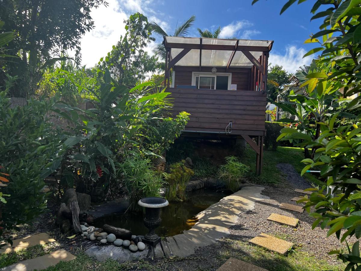 L'escapade créole Bungalow Bananier jacuzzi privatif Saint-Joseph Extérieur photo